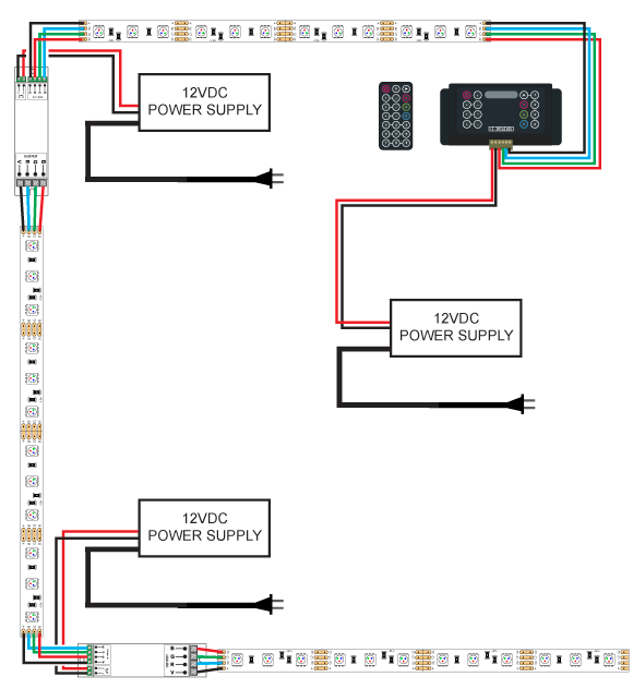 LED Tutorials- RGB LED Controller Installation 775 relay diagram 
